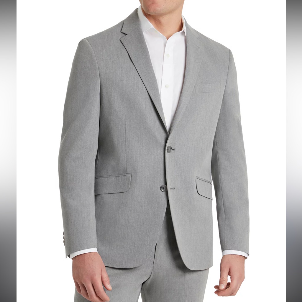 Kenneth Cole Reaction Men's Techni-Cole Suit Separate Slim-Fit Suit Jacket 44l